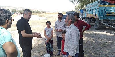 İyi Partili Meclis Üyesi Yiğen Çiftçilerin Sorunlarını Dinledi