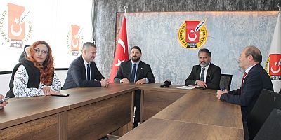 İYİ Partili Sungur’dan Kayseri Gazeteciler Cemiyetine Ziyaret