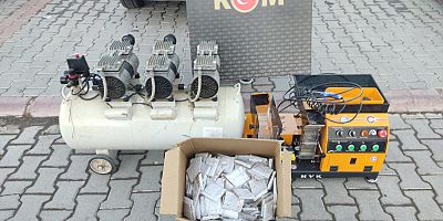Kaçak Tütün Mamullerini Piyasaya Sürmeden Yakalandılar