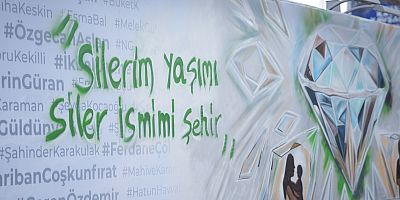 Kadın Cinayetlerinde Hayatını Kaybeden Kadınların İsimlerini Billboarda Taşıdılar