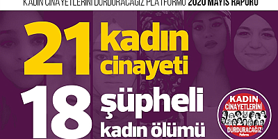Kadın Cinayetlerini Durduracağız Platformu Mayıs 2020 Raporu