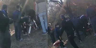 Kadın Paraşütçü Rüzgarın Etkisiyle Düştü 