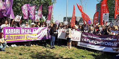 Kadınlar, İstanbul sözleşmesi için 4'üncü kez Danıştay'da