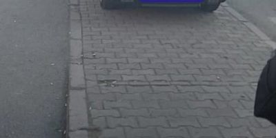 Kaldırıma Park Eden Sürücüye Cezai İşlem