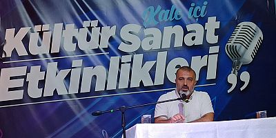 Kale İçi Kültür Sanat etkinliklerine  Eğitimci Yazar Hacı Sarı Konuk oldu