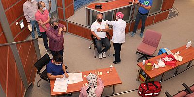 KASKİ’de Aşı Seferberliğine Katıldı