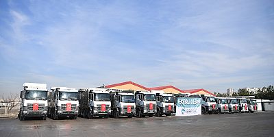 KASKİ'nin altyapı Çalışmaları İçin, 310 Milyon TL Değerinde 21 Yeni İş Makinası Hizmete Alındı
