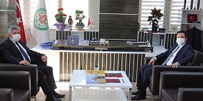 Kaymakam Şahin’den Başkan Altuna Veda Ziyareti