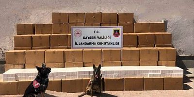 Kayseri- Ankara Yolu Üzerinde 6 Bin 150 Karton Kaçak Sigara Ele Geçirildi