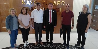 Kayseri Barosu Başkanına İlk Ziyaret Eğitim-Sen’den