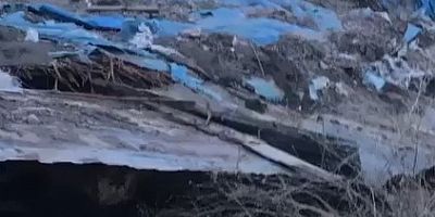 Kayseri Boğazköprü’de Daha Önce Tahliye Edilen Ahır Yıkıldı