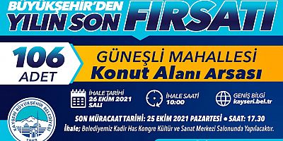 Kayseri Büyükşehir’de İhale