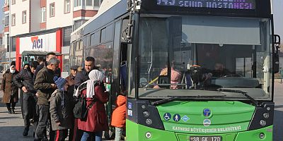 Kayseri Büyükşehir’den Depremzede Öğrencilere Ücretsiz Ulaşım Hakkı
