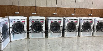Kayseri Büyükşehir’den Konteyner Kent’e 20 Çamaşır