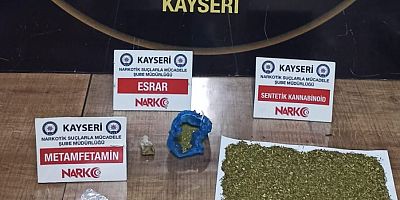 Kayseri'de 1 Kişiye Uyuşturucu Gözaltısı