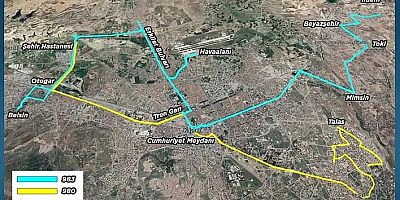 Kayseri’de 24 Saat Toplu Taşıma Başlıyor