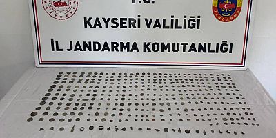 Kayseri’de 392 Adet Tarihi Eser Ele Geçirildi