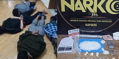 Kayseri’de 5 Yabancı Uyrukluya Uyuşturucudan Gözaltı