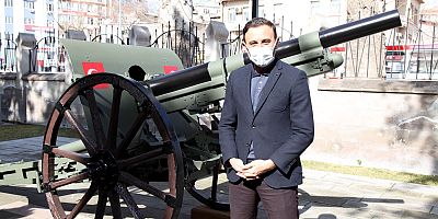 Kayseri'de 77 Yıllık Sahra Topu, Aslına Uygun Restore Edildi