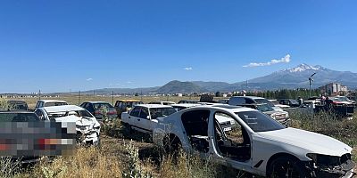 Kayseri’de Anız Yangını