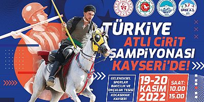 Kayseri’de Atlı Cirit Şampiyonası Heyecanı Yaşanacak