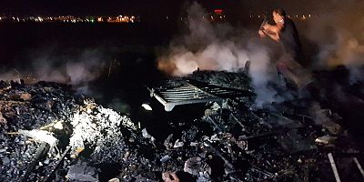 Kayseri’de Baraka Yangını