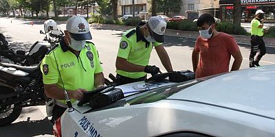 Kayseri’de Bir Ayda 117 Sürücünün Ehliyetine El Konuldu