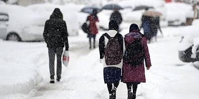 Kayseri'de Okullar Tatil