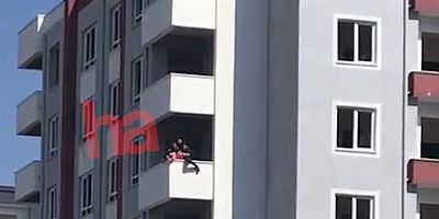 Kayseri’de Boş Apartmanın Balkonunda İntihar Girişimi