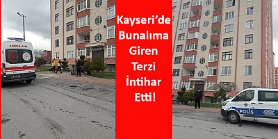 Kayseri’de Bunalıma Giren Terzi İntihar Etti!