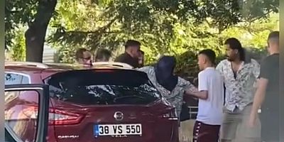 Kayseri’de Cam Silen Şahıslarla Sürücü Kavga Etti