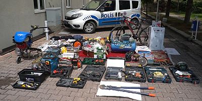Kayseri’de Çeşitli Malzemeler Çalan Hırsız Yakalandı