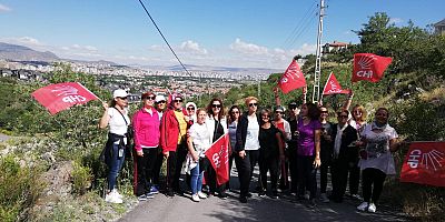 Kayseri’de CHP’li Kadınlar Sabah Yürüyüşünde Buluştu