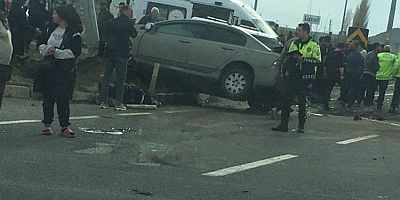 Kayseri’de Feci Kazada 1’i Ağır 3 Yaralı