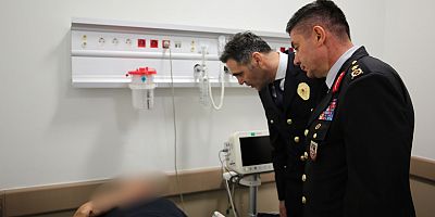 Kayseri’de Feci kazada Yaralanan Jandarma Personelleri Ziyaret Edildi