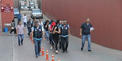 Kayseri'de Fuhuş Operasyonunda 9 Kişi Gözaltına Alındı