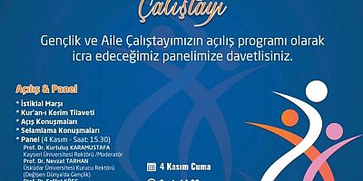 Kayseri’de Gençlik Ve Aile Çalıştayı