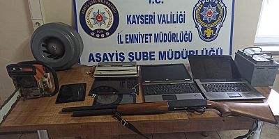 Kayseri'de Hırsızlık Operasyonu