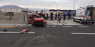 Kayseri’de İki Otomobil Çarpıştı: 2 Yaralı