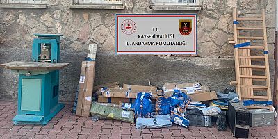 Kayseri’de İş Yeri Hırsızı Jandarma Ekiplerince Yakalandı