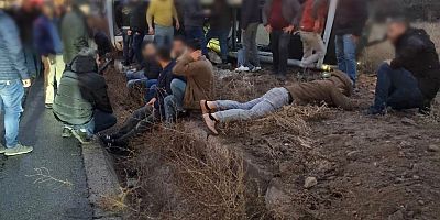 Kayseri’de İşçi Servisi Takla Attı: 1’i Ağır 19 Yaralı