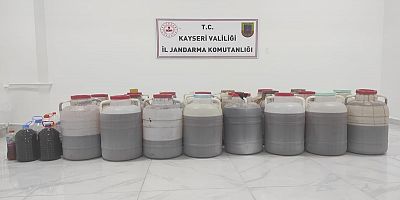 Kayseri’de Kaçak Alkol Operasyonu: 1 Gözaltı