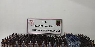 Kayseri'de Kaçak İçki Operasyonu: 1 Gözaltı