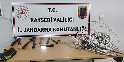 Kayseri’de Kamuya Ait Elektrik Kablolarını Kesen 3 Kişi Gözaltına Alındı