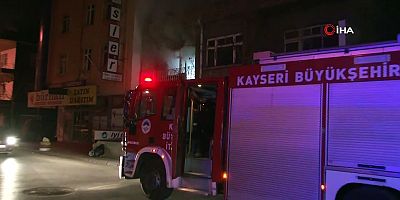 Kayseri'de Korkutan Yangın