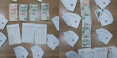 Kayseri'de Kumar Oynanan İş Yerine Baskın