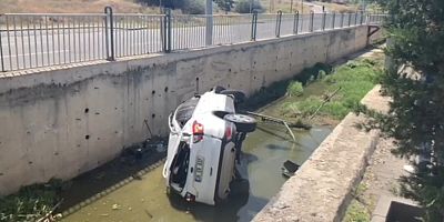 Kayseri’de Lastiği Patlayan Araç Kazaya Sebep Oldu