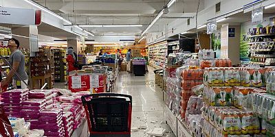 Kayseri’de Market Tavanından Düşen Beton Bir Kişiyi Yaraladı