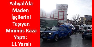 Kayseri'de Minibüs İle Kamyonet Çarpıştı: 11 Yaralı