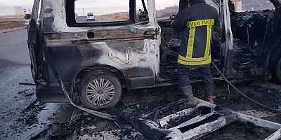 Kayseri'de Minibüste soludukları çakmak gazı patlayan 3 kuzen yaralandı